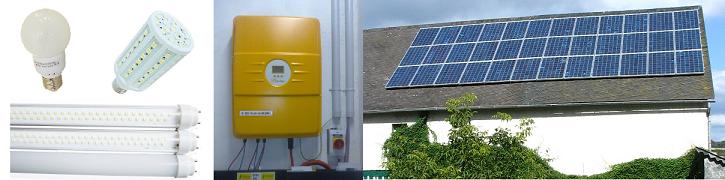 Photovoltaik energie Erzeugung und Nutzung mit hohem Wirkungsgrad